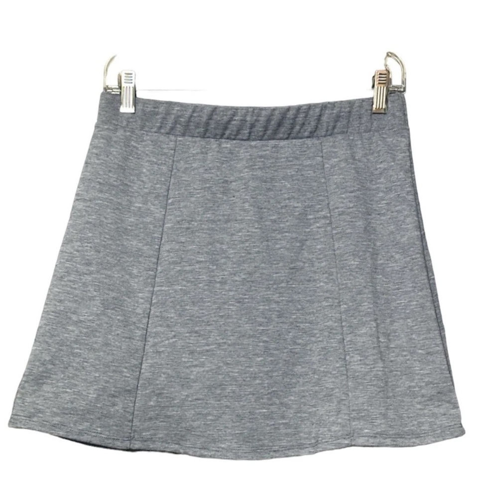 Wet Seal Heather Gray Mini Skirt